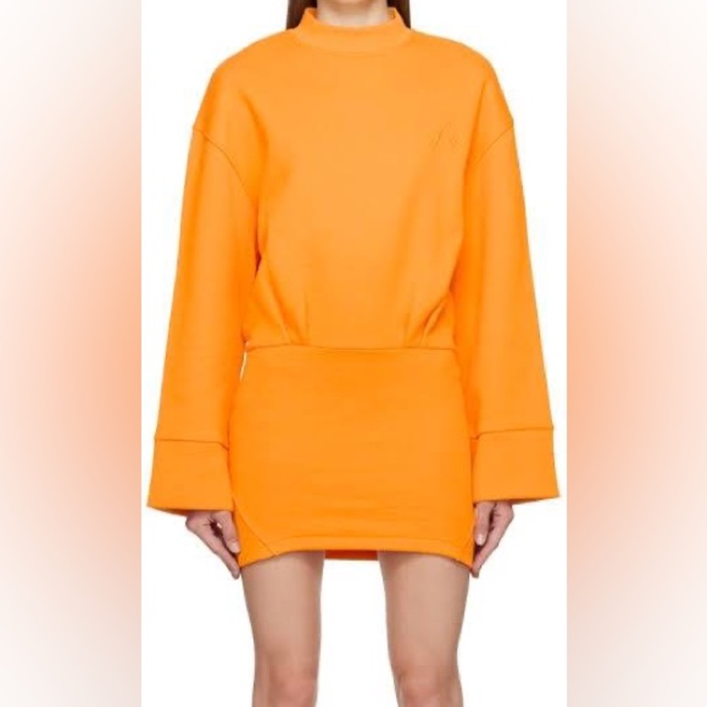ATTICO Pumpkin Mini Dress
Color: Pumpkin
New with tags 
Size IT 40